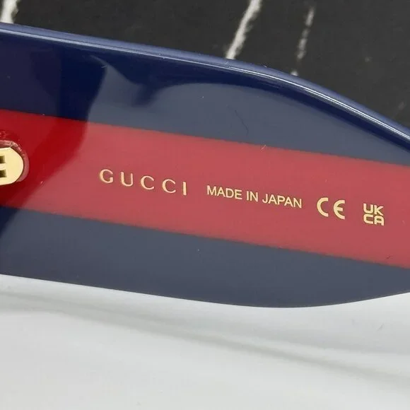 NEW GUCCI GG1860S 002 HAVANA BLUE RED UNISEX SUNGLASSES GUCCI